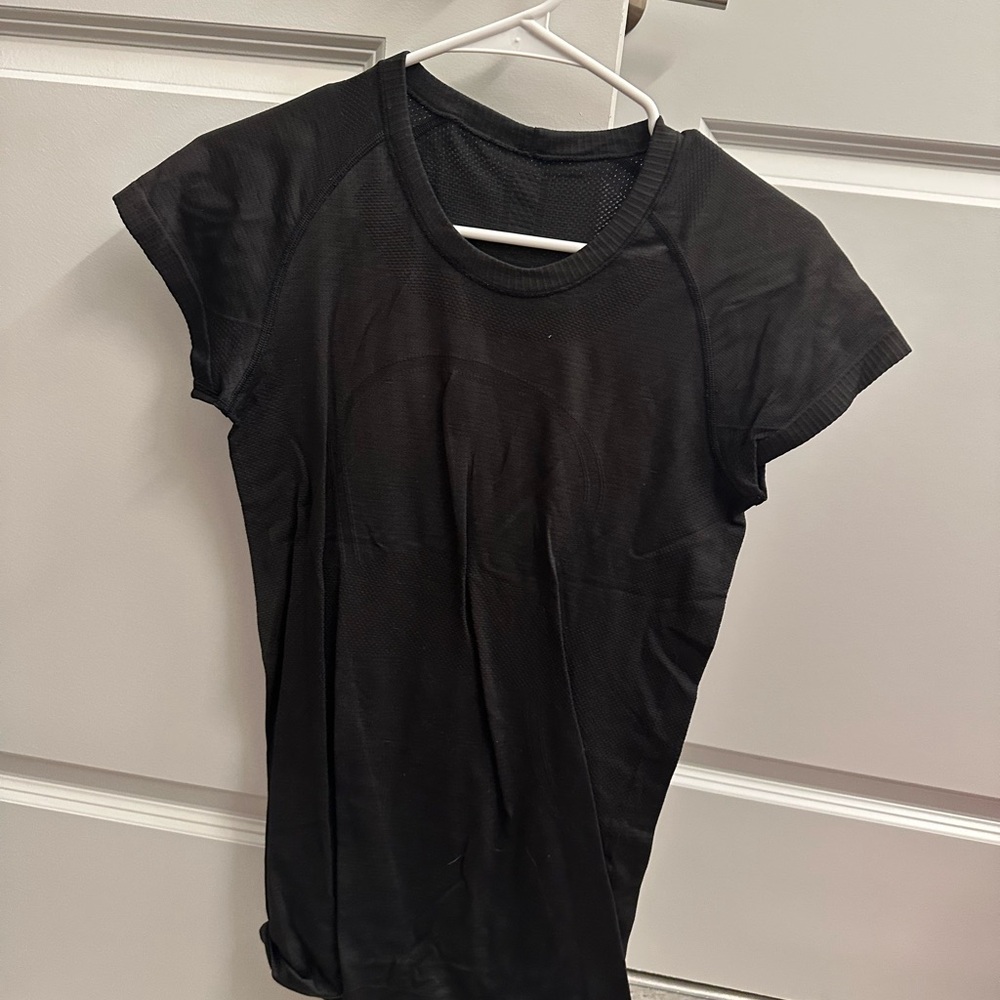 lululemon black short sleeve swiftly tech